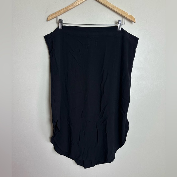 Jackson Rowe Size M  Black Button-Front Pencil Skirt - Picture 5 of 6